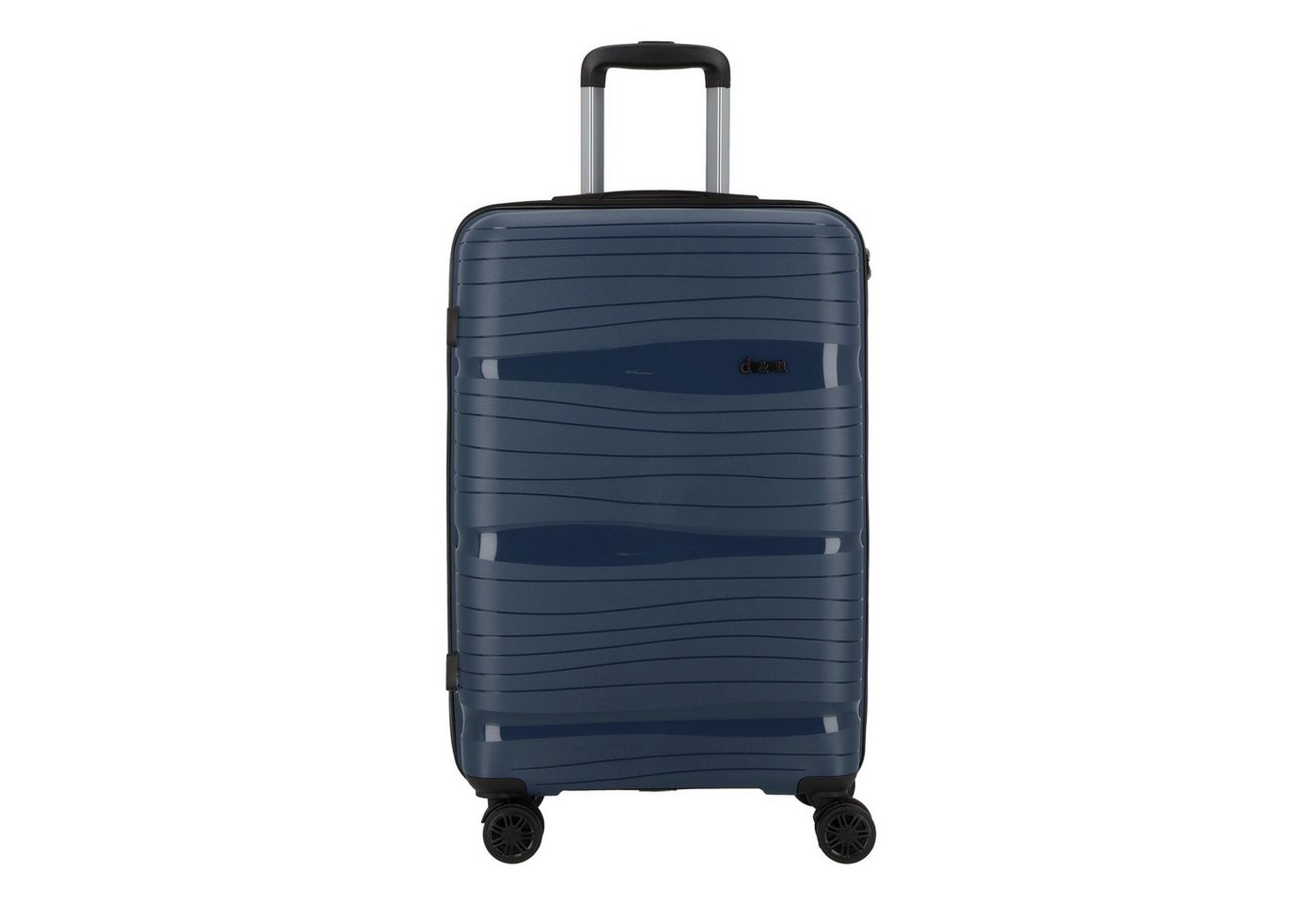 D&N Hartschalen-Trolley Travel Line 4300, 4 Rollen, Polypropylen von D&N