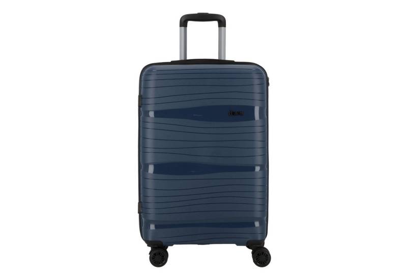 D&N Hartschalen-Trolley Travel Line 4300, 4 Rollen, Polypropylen von D&N