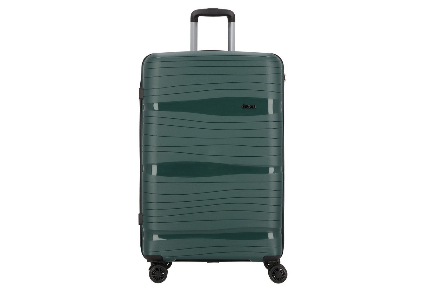 D&N Hartschalen-Trolley Travel Line 4300, 4 Rollen, Polypropylen von D&N