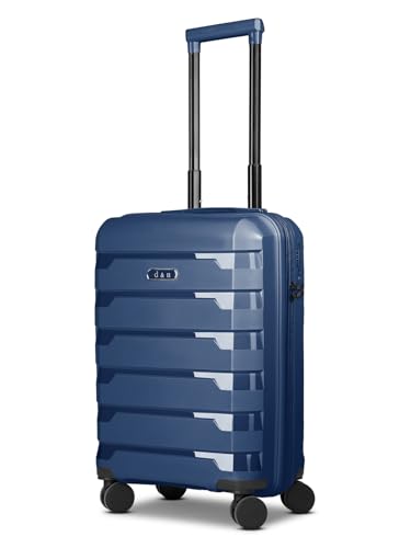 D & N Kabinen-Koffer für Damen und Herren | Kleiner Cabin-Trolley 35 x 23 x 56 cm aus hochwertigem, stoßfestem ABS Material | Erweiterbar & TSA Schloss| South Dakota Serie von D & N