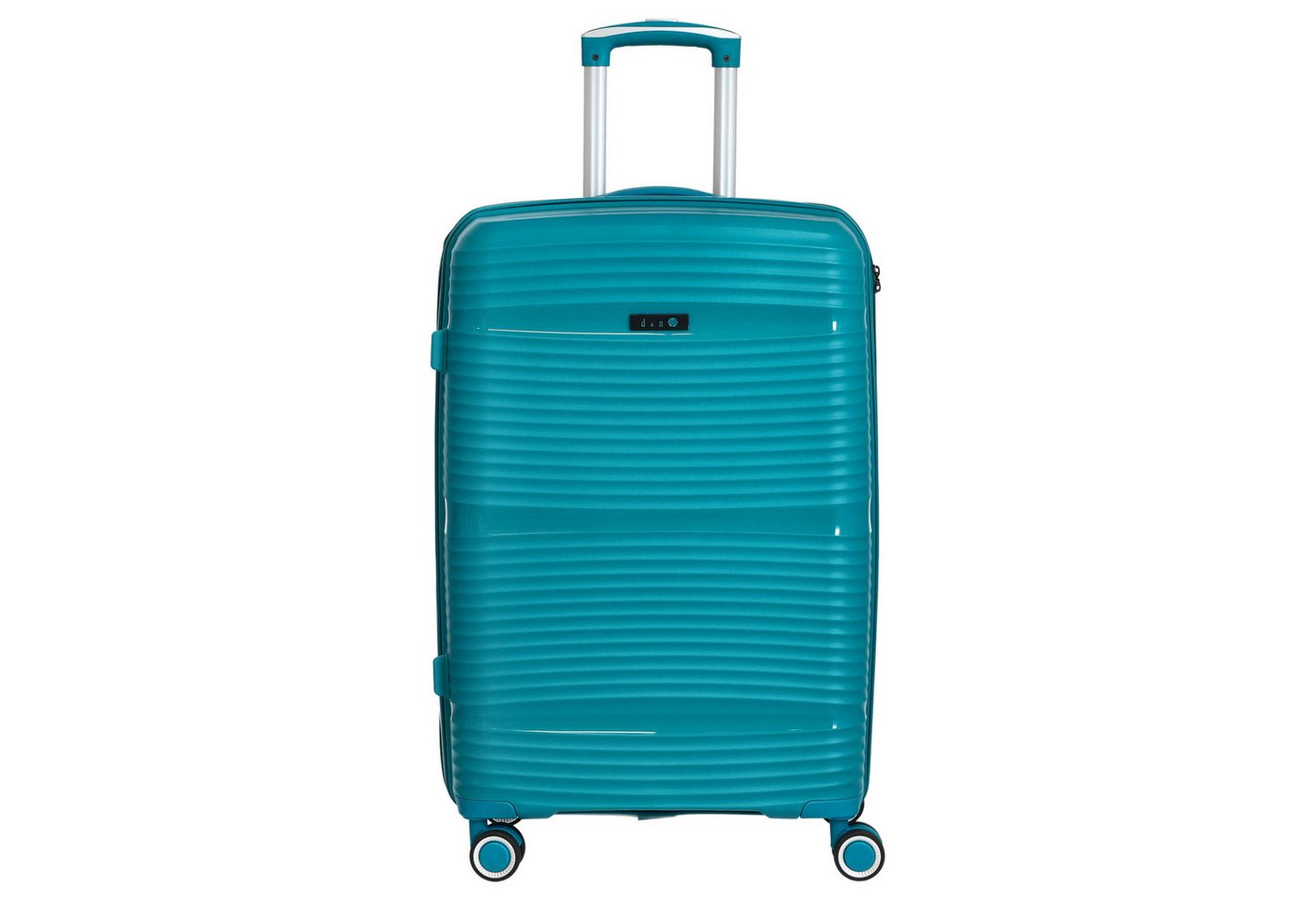 D&N Koffer Travel Line 4200 - 4-Rollen-Trolley M 67 cm (petrol), 4 Rollen Rollen von D&N