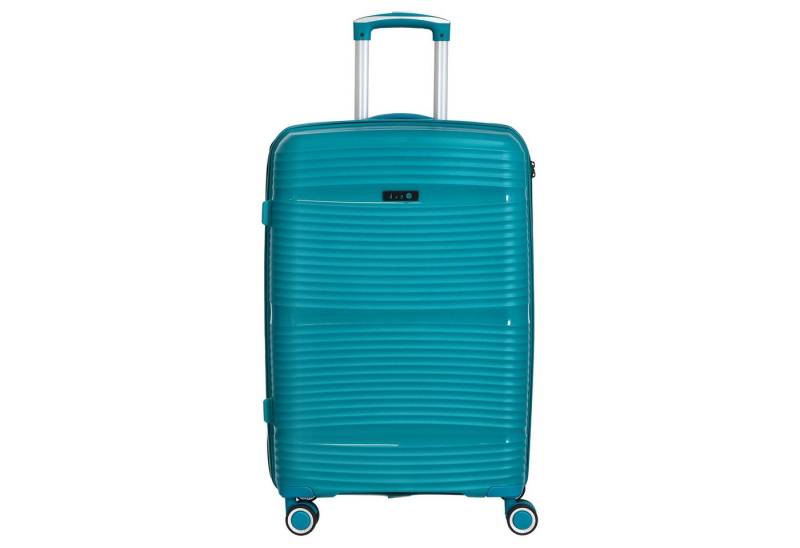 D&N Koffer Travel Line 4200 - 4-Rollen-Trolley M 67 cm (petrol), 4 Rollen Rollen von D&N