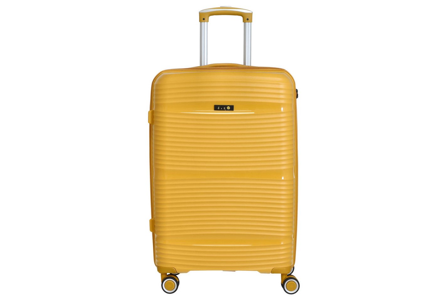 D&N Koffer Travel Line 4200 - 4-Rollen-Trolley M 67 cm (yellow), 4 Rollen Rollen von D&N