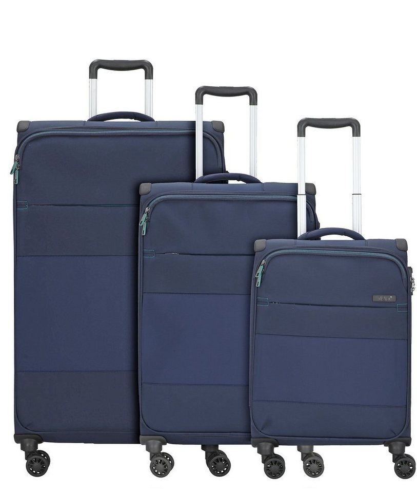 D&N Trolleyset Travel Line 9004, 4 Rollen, (3-teilig, 3 tlg), Nylon von D&N