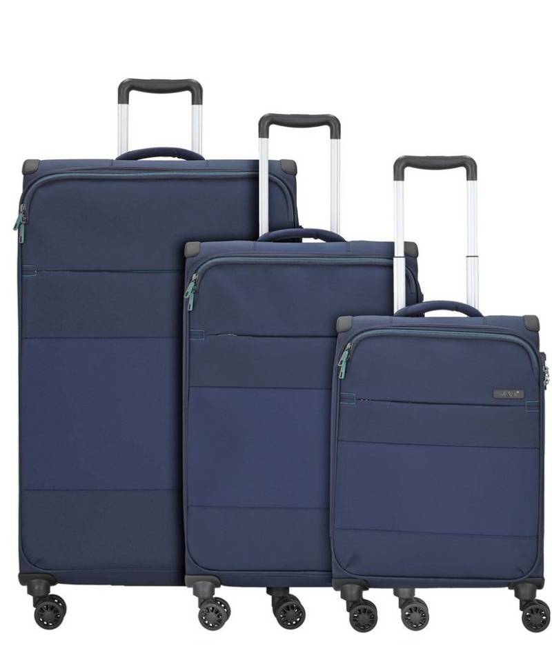 D&N Trolleyset Travel Line 9004, 4 Rollen, (3-teilig, 3 tlg), Nylon von D&N