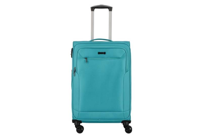 D&N Weichgepäck-Trolley Travel Line 6864, 4 Rollen, Polyester von D&N