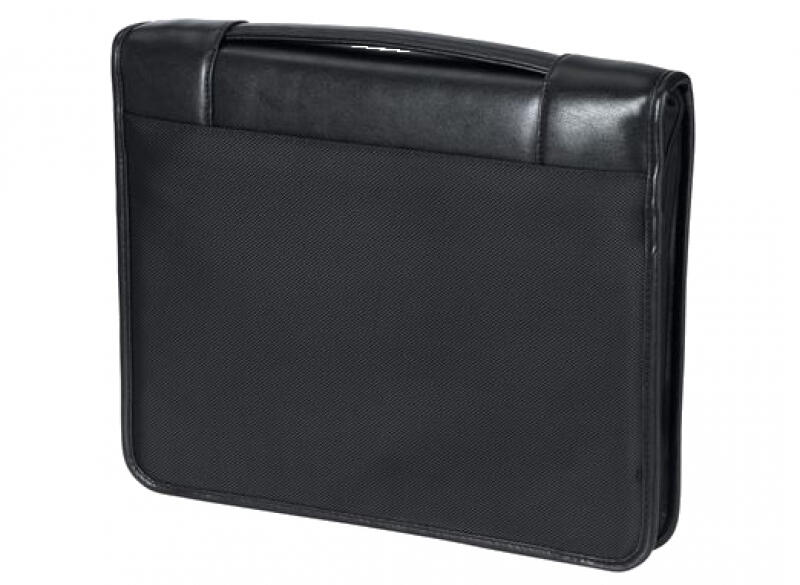 D&N - d&n Schreibmappe mit Griff DIN A4 4Ring schwarz Schwarz von D&N