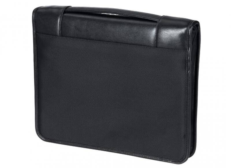 D&N - d&n Schreibmappe mit Griff DIN A4 4Ring schwarz Schwarz von D&N