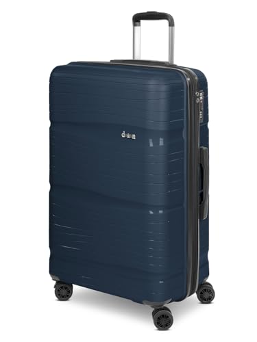 D & N großer Hartgepäck Check-in Koffer | XL Trolley 49 x 29 x 76 cm aus hochwertigem, robustem Polypropylen Material | für Damen und Herren | Erweiterbar & TSA-Schloss | TravelLine 4300-PLUS von D & N