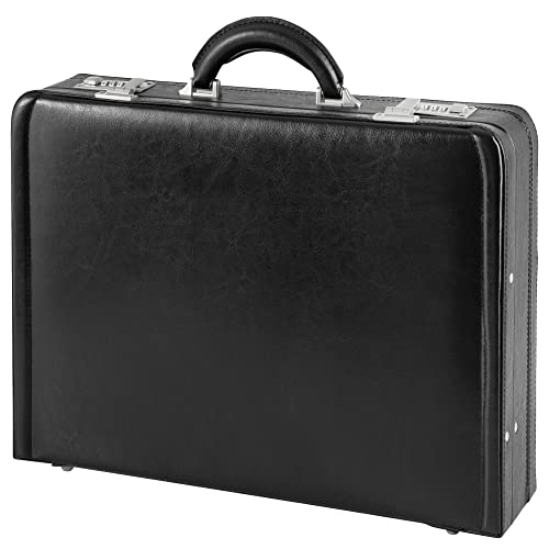 D & N Business Line Aktentasche, 44 cm, 16 Liter, Schwarz von D & N