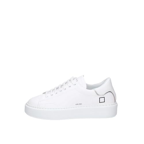 D.A.T.E. SFERA CALF WHITE 40/Bianco von D.A.T.E.