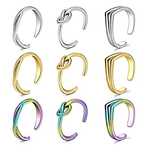 D.Bella Zehenringe für Frauen Fußkettchen und Zehenring Set Verstellbare Fußkettchen Fußschmuck von D.Bella