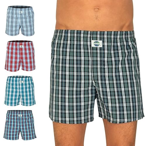 D.E.A.L International 5-er Set Boxershorts kariert bunt Größe XXL von D.E.A.L International