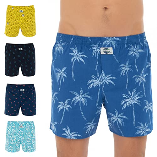 D.E.A.L International 5-er Set Boxershorts mit All-Over Print Größe L von D.E.A.L International