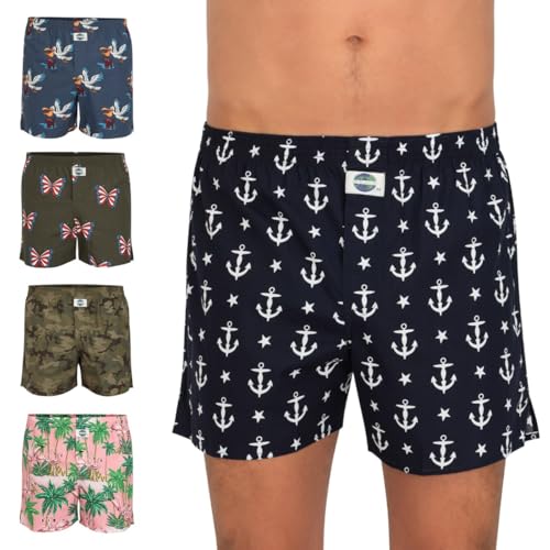 D.E.A.L International 5-er Set Boxershorts mit Motiv Mix Größe L von D.E.A.L International