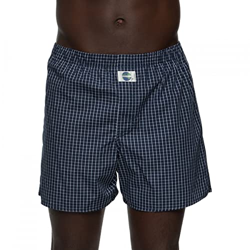 D.E.A.L International Boxershorts Blau kariert Größe XS von D.E.A.L International