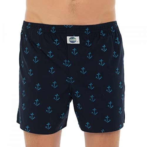 D.E.A.L International Boxershorts Dunkelblau mit All-Over Print Größe XS von D.E.A.L International