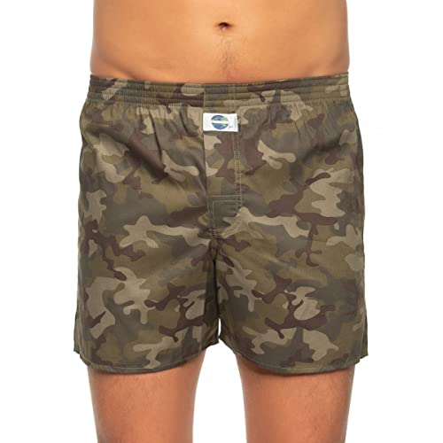 D.E.A.L International Boxershorts Khaki Camouflage Größe S von D.E.A.L International