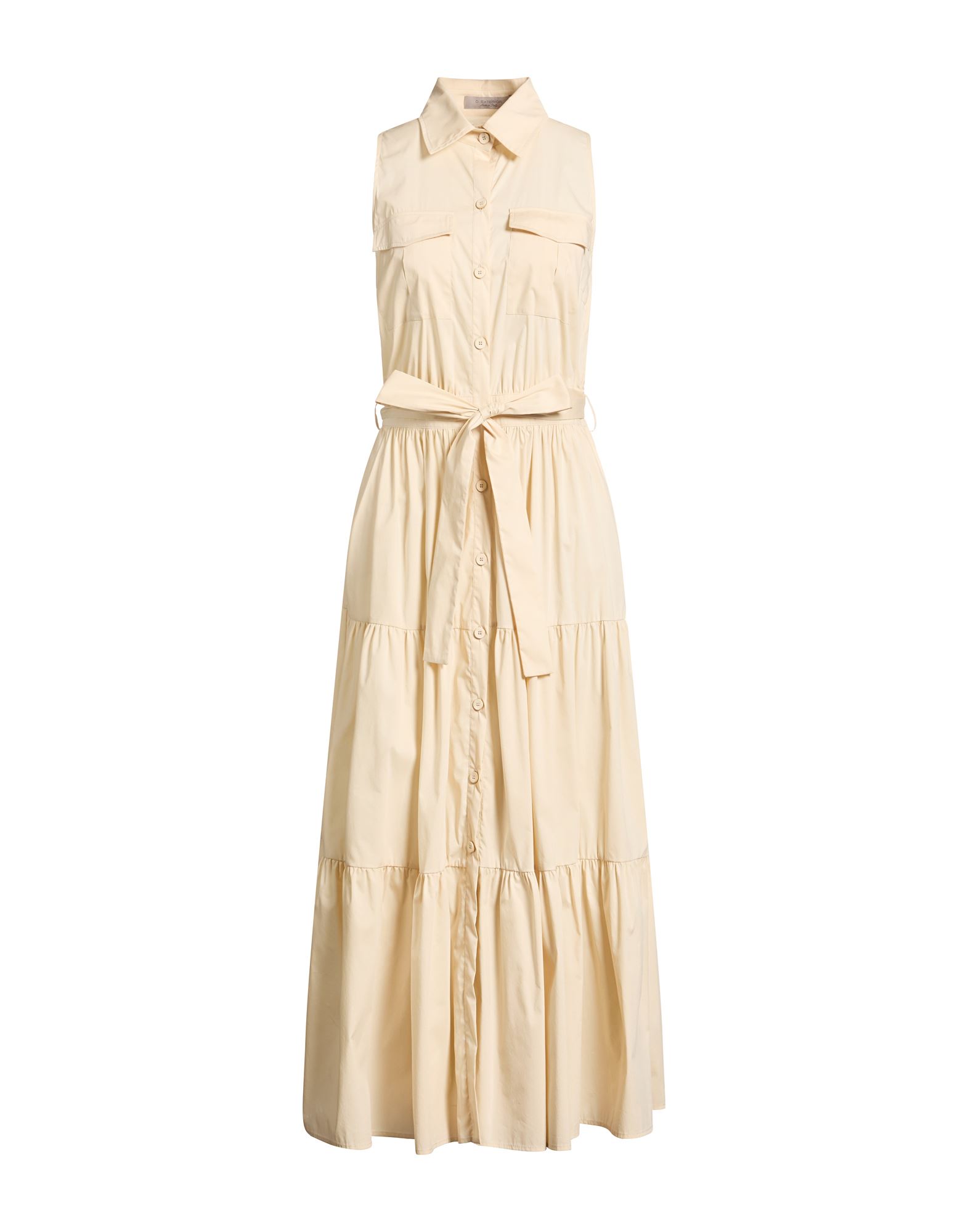 D.EXTERIOR Maxi-kleid Damen Beige von D.EXTERIOR