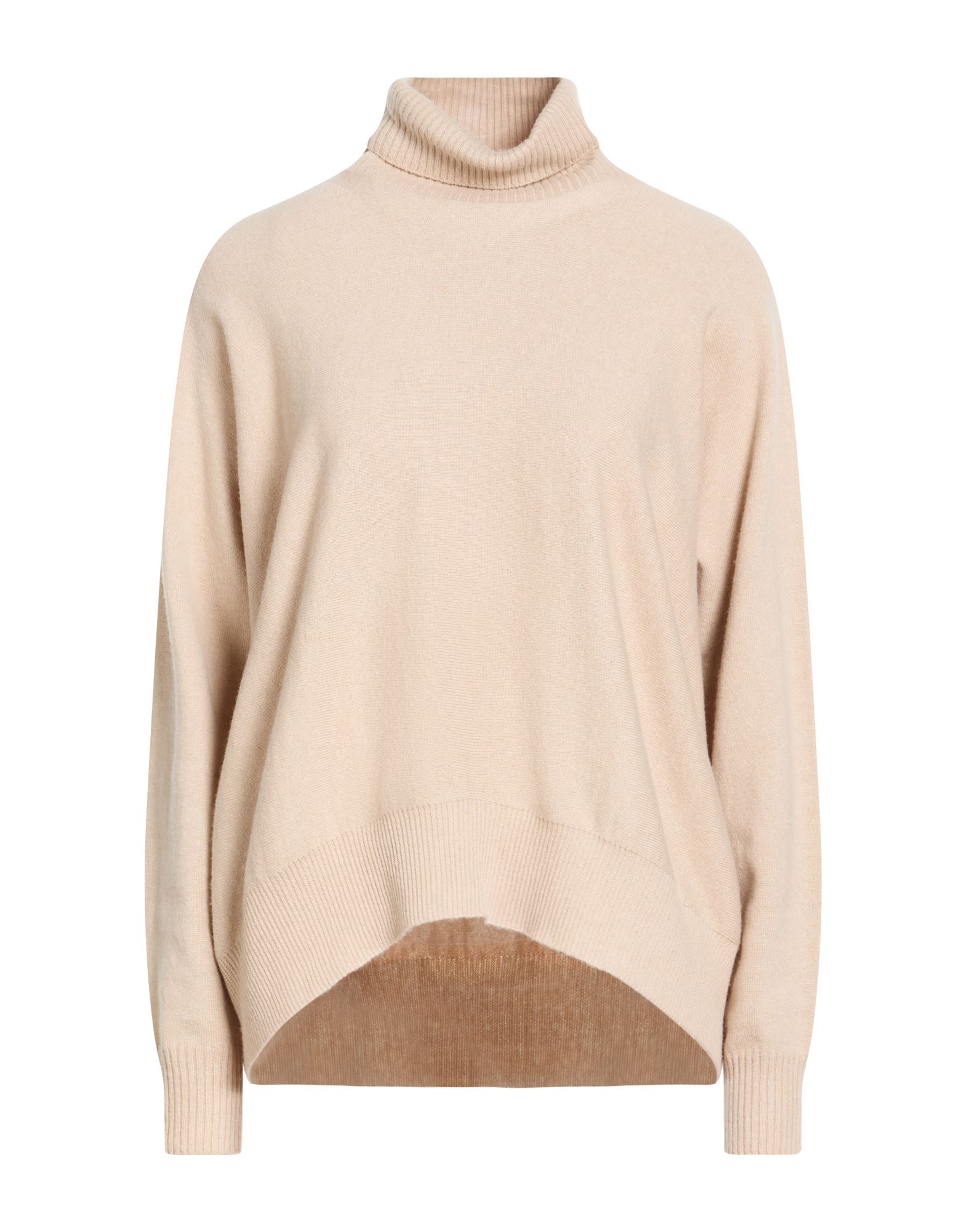 D.EXTERIOR Rollkragenpullover Damen Beige von D.EXTERIOR