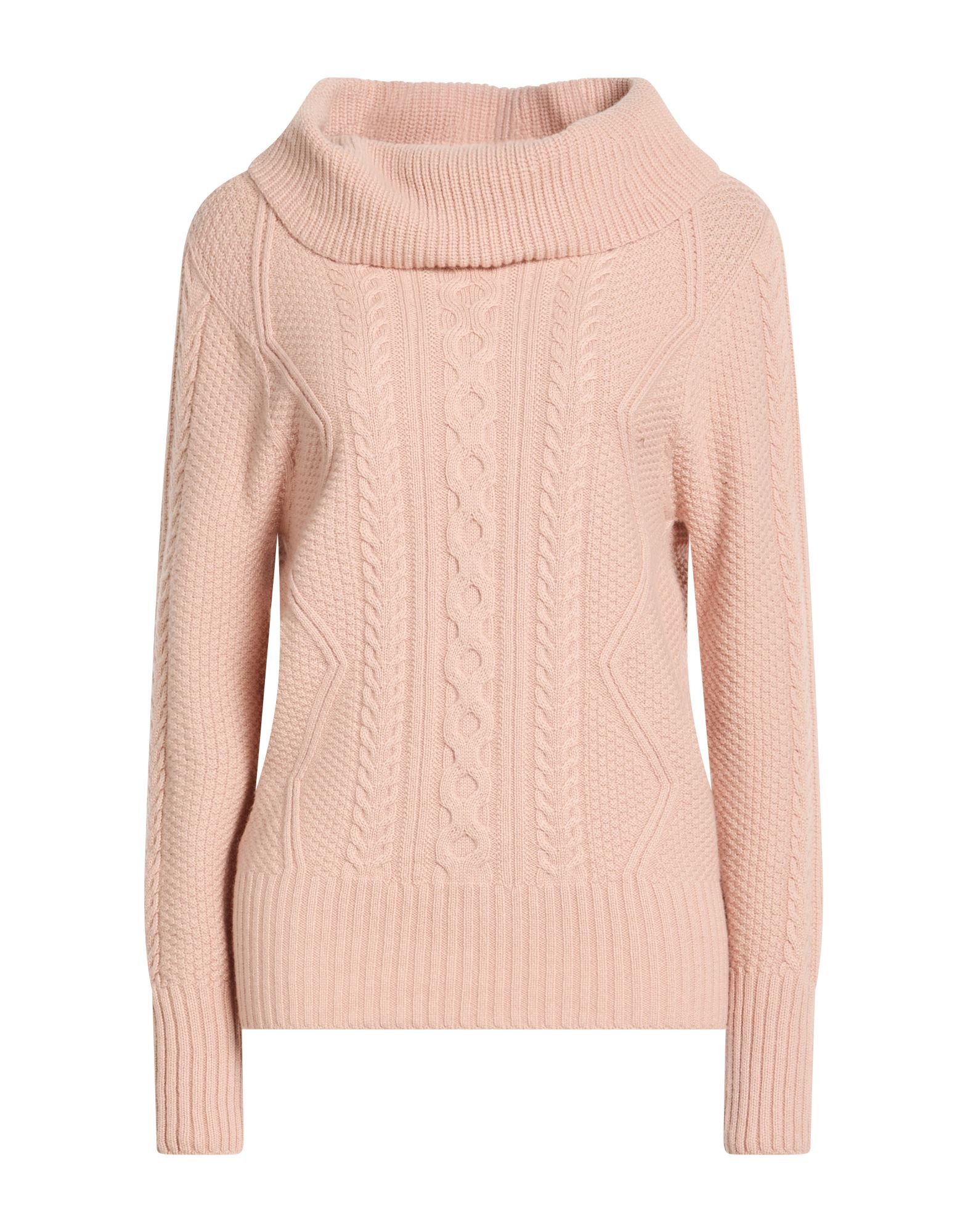 D.EXTERIOR Rollkragenpullover Damen Hellrosa von D.EXTERIOR