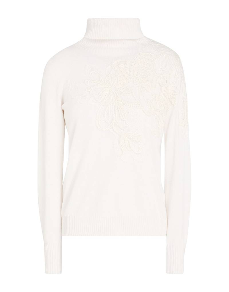 D.EXTERIOR Rollkragenpullover Damen Weiß von D.EXTERIOR