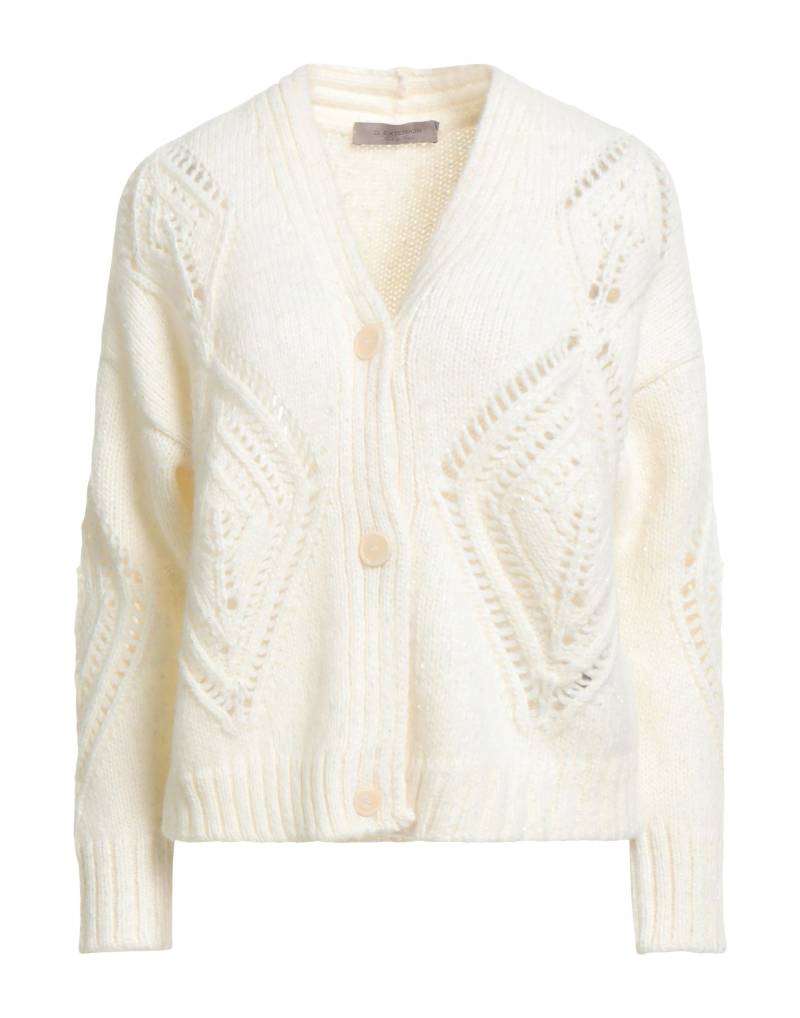 D.EXTERIOR Strickjacke Damen Cremeweiß von D.EXTERIOR