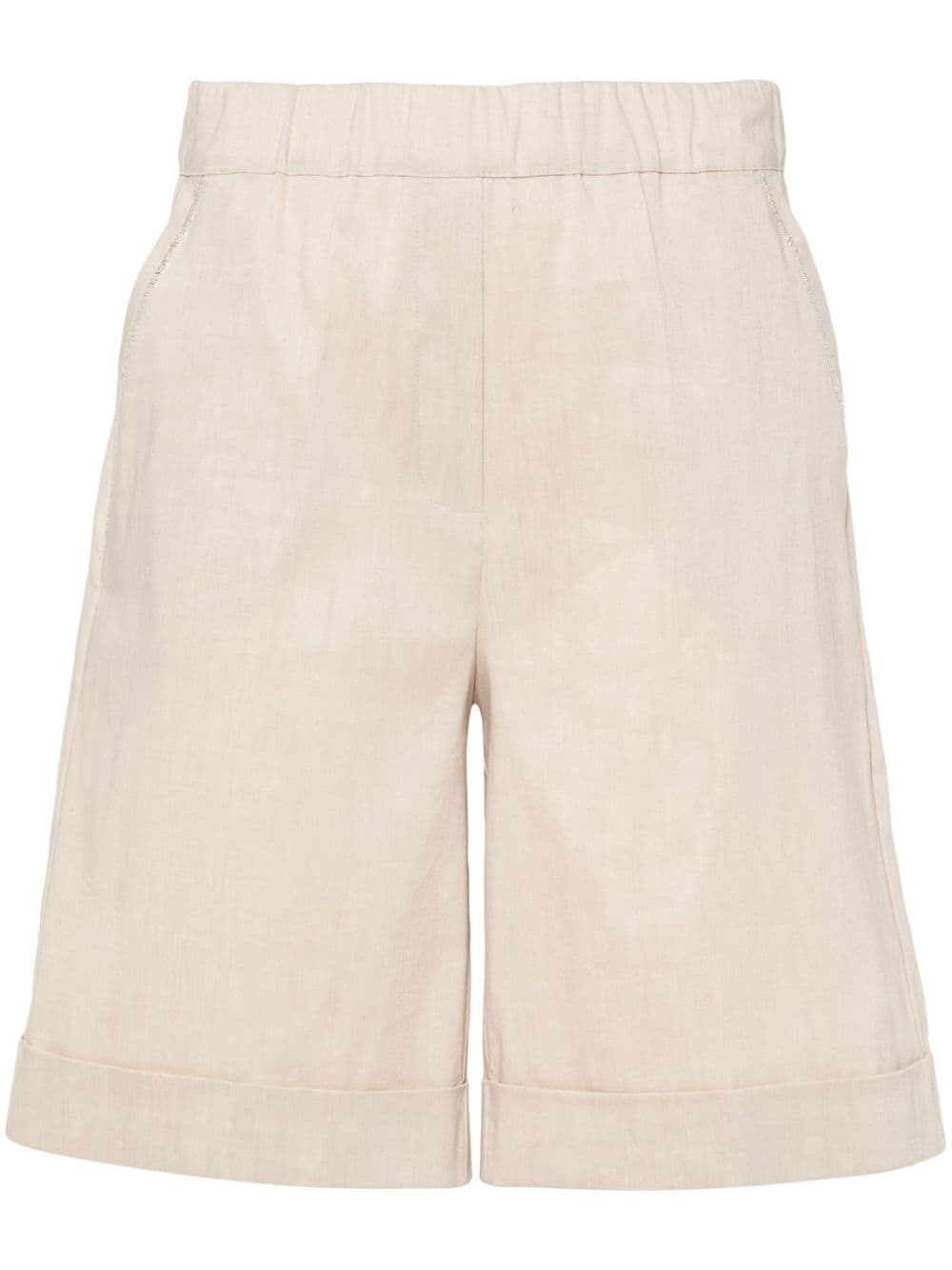 D.Exterior Klassische Shorts mit hohem Bund - Nude von D.Exterior