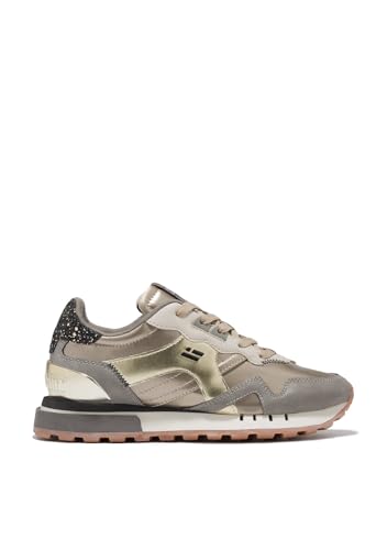 D.Franklin Damen Sportschuhe Vibla Bright Gold - Damen Halbschuhe - Freizeitmode - Größe (41) von D.Franklin