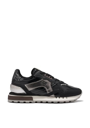D.Franklin Damen Sportschuhe Vibla Bright Schwarz - Damen Halbschuhe - Freizeitmode - Größe (39) von D.Franklin