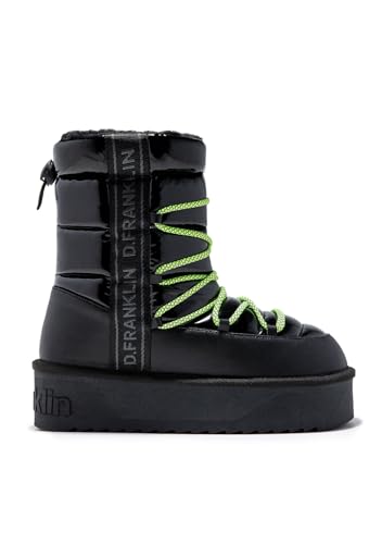 D.Franklin Damen Stiefel mit Fellfutter Nordic V.2 Shiny Bomb en Negro - Stiefel für Damen - Casual Mode - Größe (40) - Modell bomb von D.Franklin