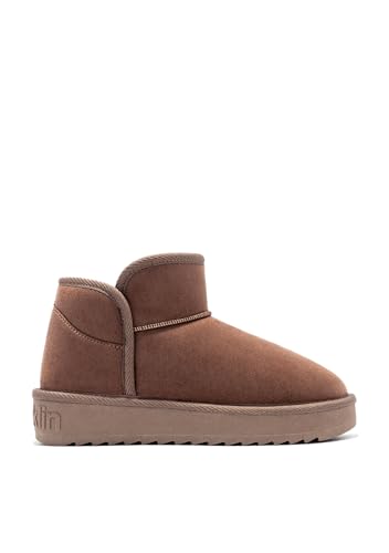 D.Franklin - Damen Winter-Australische Stiefel mit Innenfutter aus Fell - Nordic Low Basic von D.Franklin