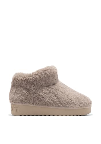 D.Franklin Damenstiefel im australischen Stil mit nordischem Vollfellfutter in Beige. - Damenstiefel - Freizeitmode - Größe (39) - Modell nordic von D.Franklin