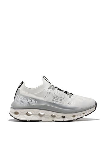 D.Franklin Sportschuhe Aero Mesh Weiß/Silber - Unisex Sneaker - Casual Mode - Größe (41) - Modell aero-Sneakers-mesh von D.Franklin