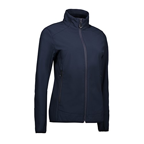 ID Damen Softshell-Jacke (L) (Marineblau) von D.I.D