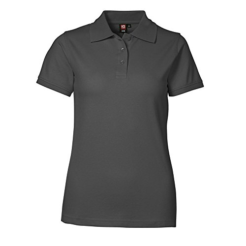 ID Identity Damen PIQUE POLOSHIRT | STRETCH 0527 (L, koks) von D.I.D