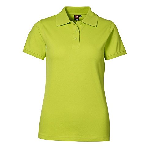 ID Identity Damen PIQUE POLOSHIRT | STRETCH 0527 (L, lime) von D.I.D