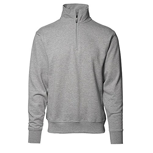 ID Identity Herren SWEATSHIRT ZIP 0603 (2XL, grau-meliert) von ID Identity