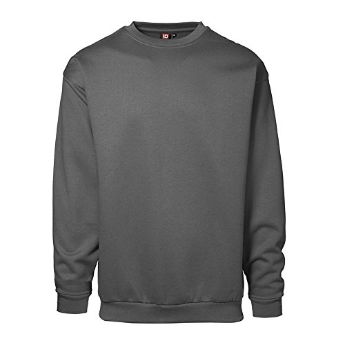 ID Unisex Pro Wear Sweatshirt (4XL) (Silbergrau) von D.I.D
