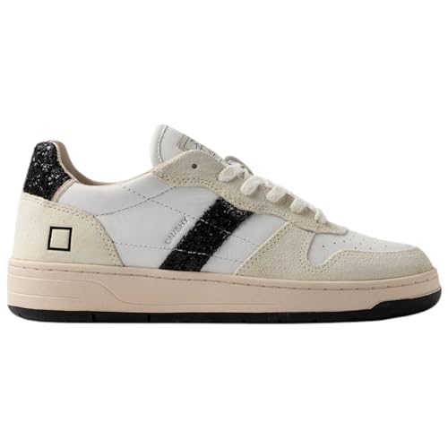 SNEAKERS Donna DATE W421-CR-SH-GB COURT SHINY WHITE/BLACK SNEAKERS Donna DATE W421-CR-SH-GB COURT SHINY WHITE/BLACK von D.a.t.e.