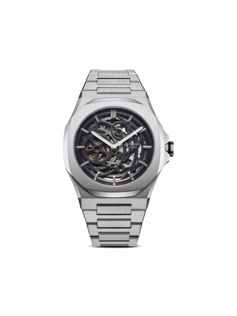 D1 Milano Skeleton Armband 41,5mm - Silber von D1 Milano