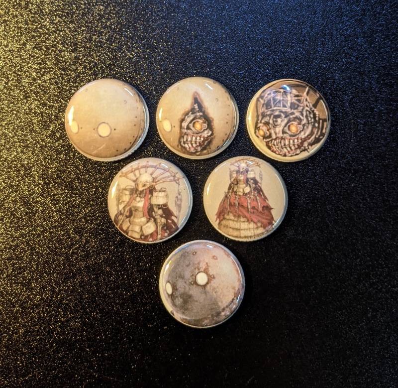 Nier Automata Machine Lifeforms 1 Zoll Pin Back Buttons von D3Props
