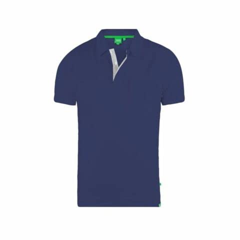 Duke D555 Herren Poloshirt mit kurzen Ärmeln, Brusttasche, Kragen, einfarbig, Marineblau, Größe XXL, navy, XXL Große Größen von D555