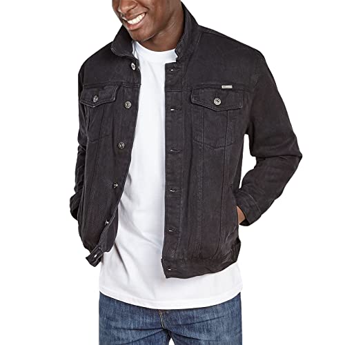 Duke D555 Herren Western-Jeansjacke, Schwarz , XXL von D555