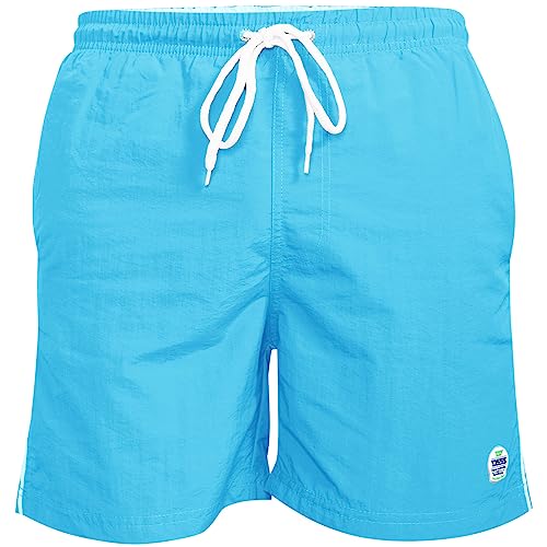 Duke D555 Yarrow - Herren Badeshorts - mit Mesh-Futter - Übergrößen - Blau - 8XL von D555