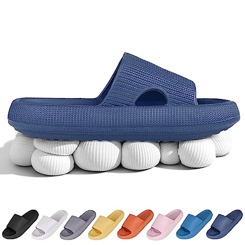 DAAMM Cozy Slides, Cosyslides Wolkenslipper Original, Dicke Sohle Super Weich Rutschfeste Schnell Trocknende Hausschuhe Im Offenen Zehenbereich von DAAMM