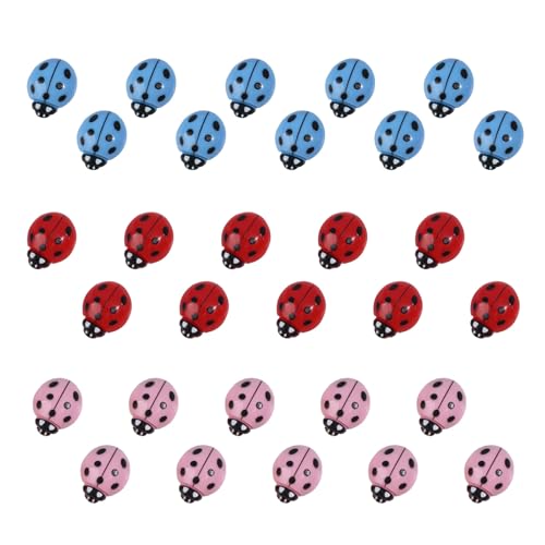 30pcs Multicolor Marienkäfer Haarclip Robuster Harzlegierung Clip Für Mädchen Frauen Partyschule Dekoration von DABAIXIONG