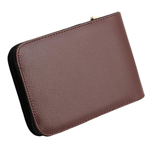 DABAIXIONG 12 Stifte Brunnen Stift/Roller Stift Faux Leder Reißverschluss Für Den Gehäusehalter Neue Bleistiftkoffer Für Kinder Mädchen von DABAIXIONG