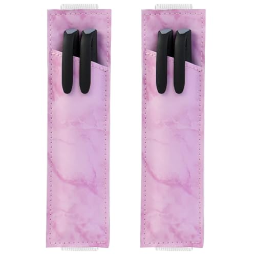 DABAIXIONG 2pcs Verstellbarer Stifthalter Mit Gummibändern Leder Hülle Beutel von DABAIXIONG