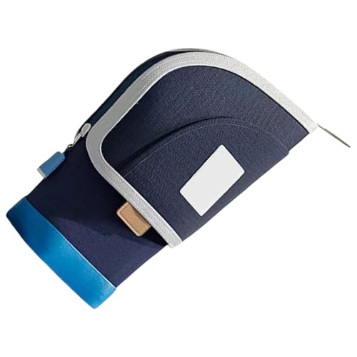 DABAIXIONG Erweiterbare Bleistiftkoffer Teleskopstiftbeutel Einziehbares Stehhalter Aufbewahrungsbeutel Travel Make Up Pinselhalter Beutel von DABAIXIONG